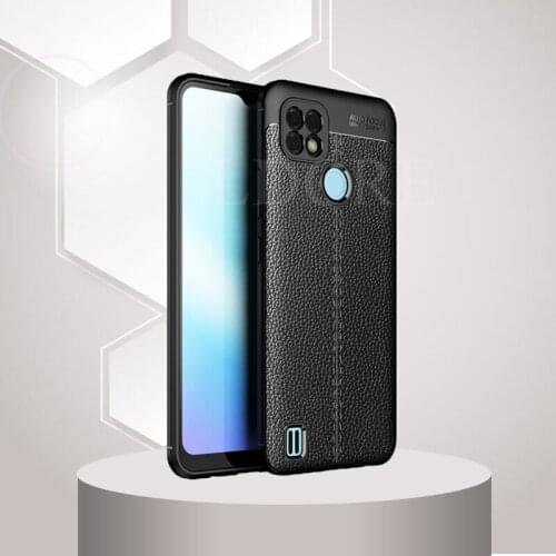 For Realme C21 Case Leather Silicone Shockproof Luxury Case For Realme C21 Cover for Realme C21 Relame C20 C20A C11 2021 C11 C12