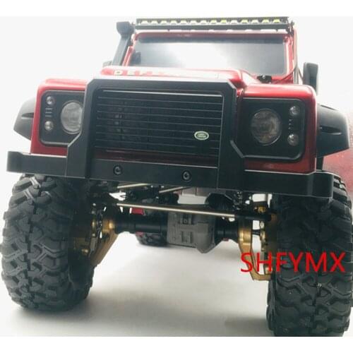 Black Metal Front Bumper For 1/10 Rc Car Traxxass Trx4 Trx-4 Axial Scx10 ii 90046 xj Remote Control Car Diy Accessories Parts