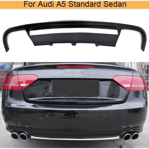 PU Rear bumper lip diffuser Fit for Audi A5 4 door Standard 2008-2011 Non for Sline