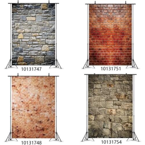 Retro Stone Brick Wall Photo Background Grunge Portrait Photography Backdrops Doll Pet Food Baby Newborn Photophone Photozone