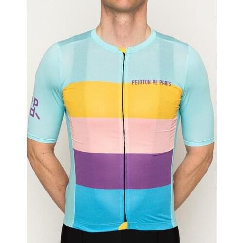 PELOTON DE PRRIS Ropa Ciclismo 2022 Team race short sleeve cycling Jersey Lightweight breathable road bike tops Custom name