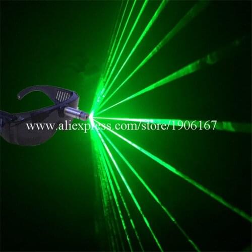 Hot Sale 532nm 80mw Green Laser Glasses For Christmas Halloween Decoration Laserman Glasses Stage Laser Show Party Supplies