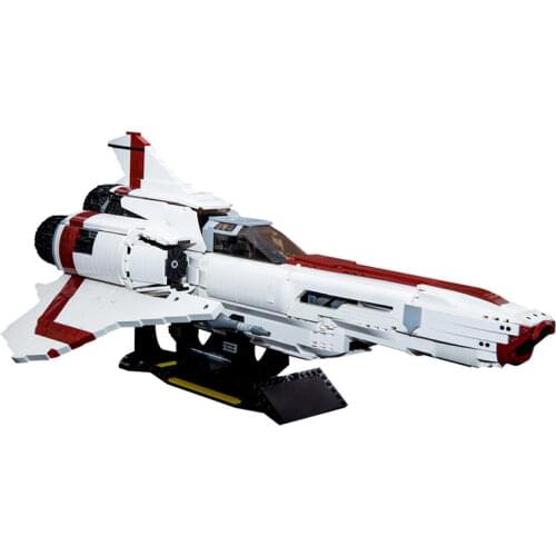 MOC Space Series Galactica Colonial 9424 MKII High-Tech Battle Copter Building Blocks DIY Puzzle Bricks Toys for children Gift