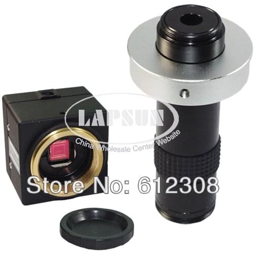 Mini MINTRON Digital CCD Microscope Camera BNC Color Video Output + C-MOUNT Lens for Lab Industrial PCB Freeshipping