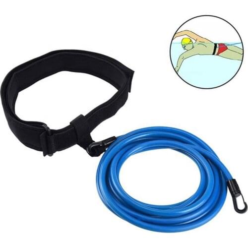 Swim Harness Static Swimming Belt Set Swim Training Belts Swim Bungee Cords Resistance Bands Swim Tether Stationary Swimming