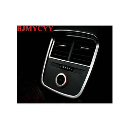 BJMYCYY Rear Air Outlet Stickers Sequin Decoration For Audi A3 8V Sedan Sportback 2013 2014 2015 2016 Auto Accessories Cover