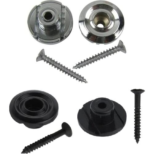 NEW Pair of Round Bass Guitar String Tree Retainer with Mounting Screws