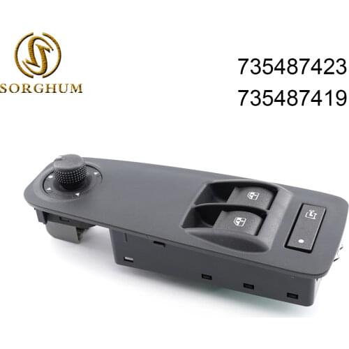 Power Window Switch Black For C itroen/P eugeot/F iat/V auxhall Relay MK3 735487423 735487419-A 6490X9
