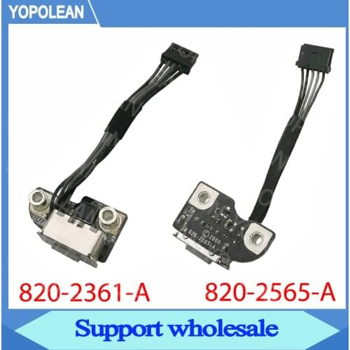 10pcs / lot Original 820-2565-A 820-2361-A For Macbook Pro A1278 A1286 A1297 DC Power Jack Board 2008 2009 2010 2011 2012 Year