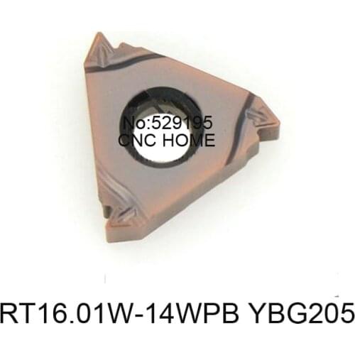 Original RT16.01W-14WPB YBG205 16ER Threading Turning Toolholder 10pcs External Insert Carbide Inserts Lathe Cutter
