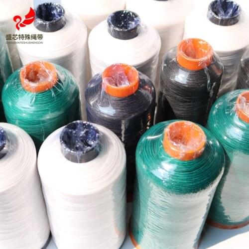 PTFE thread special high temperature resistant PTFE filter cloth filter bag special sewing thread resistant to acid and alkali