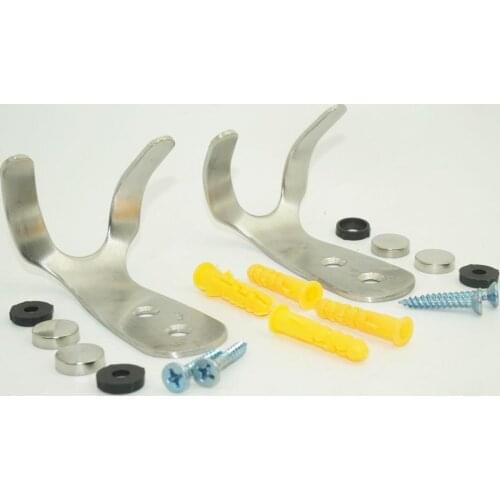 Gun Rack Shotgun Hooks Rifle Hangers Archery Bow Wall Mount Storage ( Two hook)