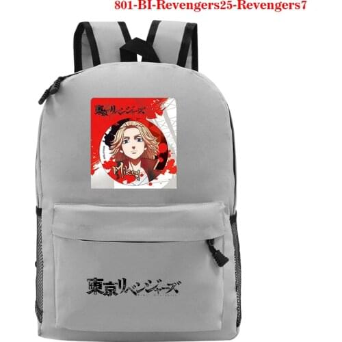 Women Men Bookbag Anime Tokyo Revengers Print School Backpack Fashion Schoolbag Children Teenager Tokyo Revengers Anime Backpack