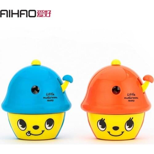 2Pcs Pencil Sharpener Cute Kawaii Hand Crank manual pencil sharpener Kids Stationery office & school office accessories