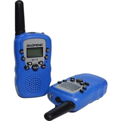 2pcs/set childrens walkie talkie kids radio mini toys baofeng BF-T3 for children kid birthday gift BFT3 Christmas gifts BF T3