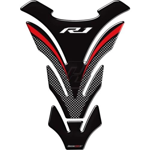 3D Motorcycle Tank Pad Protector Decal Stickers Case for Yamaha YZF R1 R1M YZF-R1 Tank