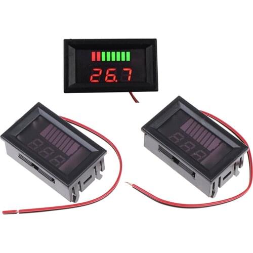 5-15mA 12V Acid Lead Battery Charge Level Indicator Lithium Battery Capacity Meter