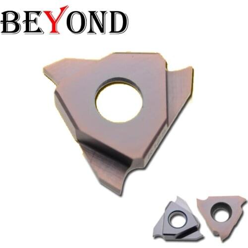 BEYOND 10pcs TGF32R 100 TGF32R100 BBM18 for Stainless Steel Grooving Carbide Inserts Lathe Cutter Turning Tool CNC Groove