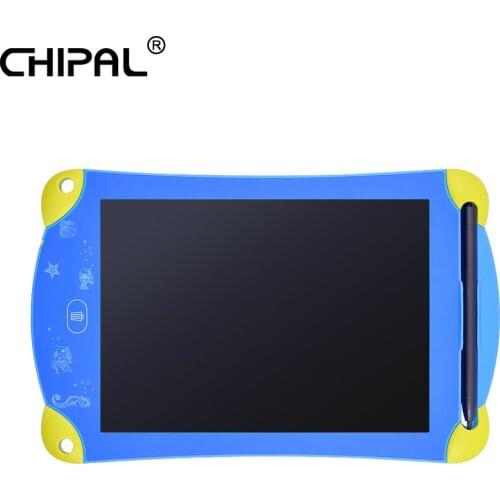 CHIPAL 8.5'' Colorful LCD Writing Drawing Tablet Digital Graphic Pads Electronic Handwriting Pad Board with Stylus Pen + Battery