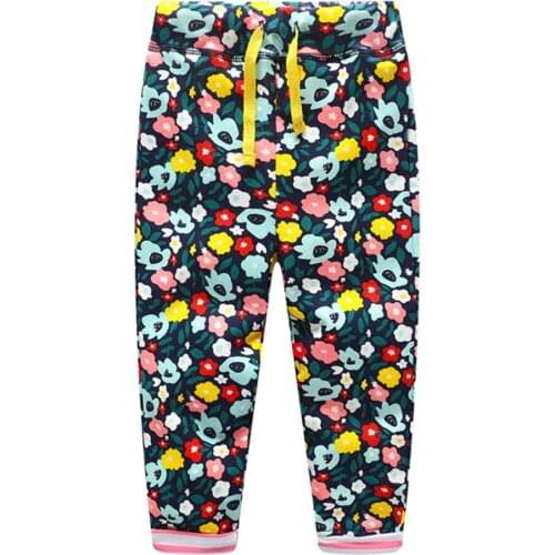 Jumping Meters Pink Duck Print Boys Cotton Pants Children Trousers 2018 Autumn Winter Baby Clothes Sweaterpants Kids Leggings