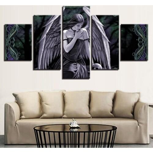 HD Prints Canvas Wall Art Living Room Home Decor Pictures 5 Pieces Game Angelo Dell Inferno painting Wallpaper Posters Framework