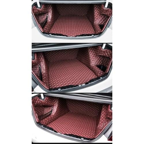 Good quality! Special trunk mats for BMW 7 Series G12 2018-2016 waterproof wear-resisting cargo liner boot carpets,Free shipping