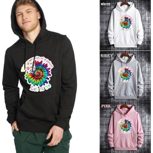 Harajuku Colorful Printing Hoodies Men Pullovers Sweatshirts Women Streetwear Tops Sweatshirts Male Casual Fashion Homewear