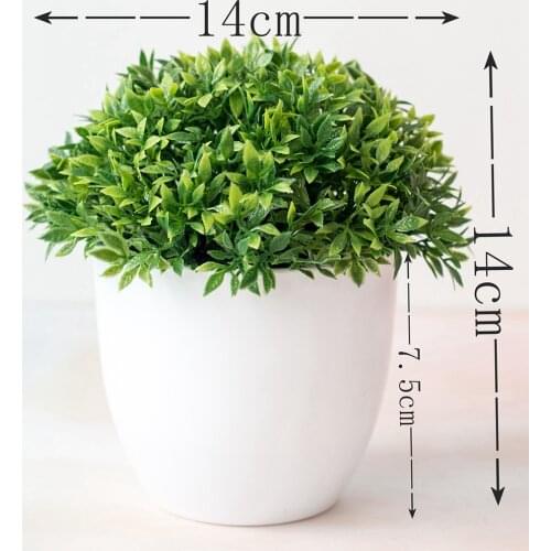 1Pc Artificial Plant Grass Ball Green Plant Bonsai Miniascape Wedding Party Home Table Bonsai Decor Garden Decor Dropshipping