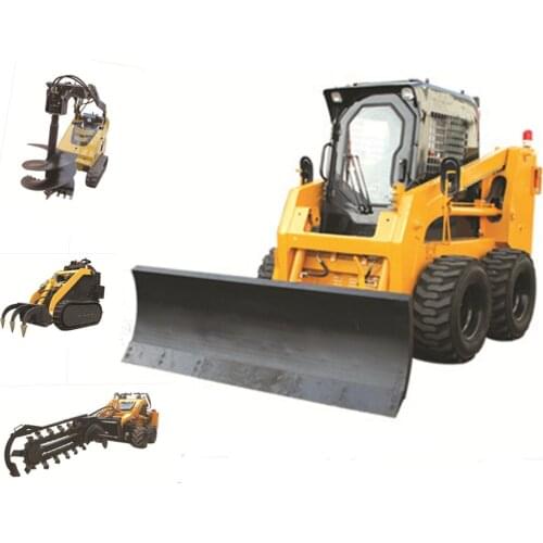 SYNBON SY65 Small Backhoe Loader Hydraulic Mini Skid Steer With Diesel Engine