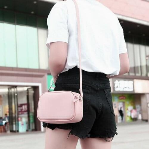 Fashion Small Square Flap Bag Mini Women Crossbody Bags Sling Shoulder Leather Handbags Purses