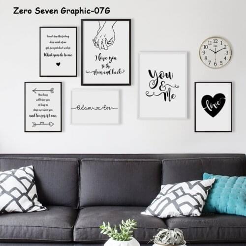 Custom Name Sweet Phrase Canvas Painting Poster And Print Living Room Wall Art Picture Home Decoration