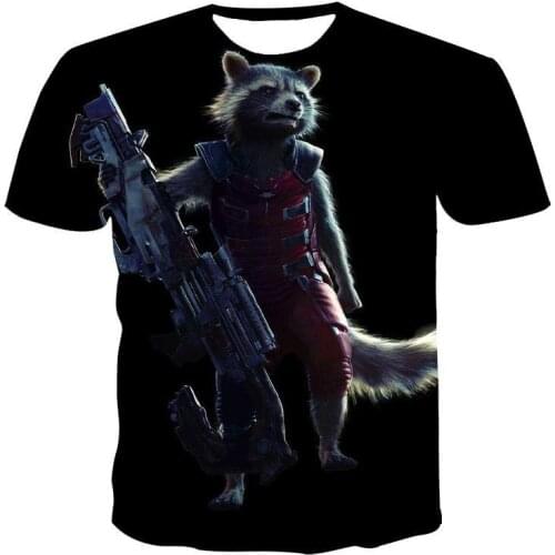 2020 New 3d T -Shirt Animation Leisure Summer Cool T -Shirt 3d Printing 3d Printing Quick Drying XXS-6XL