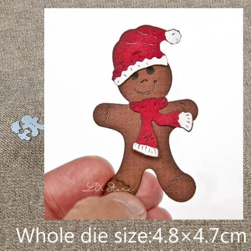 New Design Craft Metal Cutting Die cute gingerbread man decoration scrapbook die cuts Album Paper Card Craft Embossing die cuts