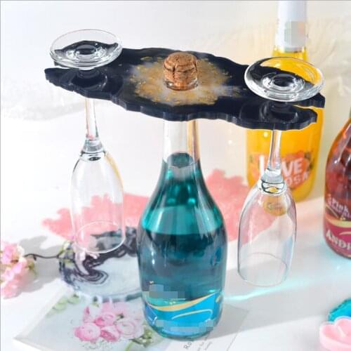 Transparent Silicone Mould Dried Flower Resin Decorative Craft DIY Wine rack Mold epoxy resin molds for jewelry