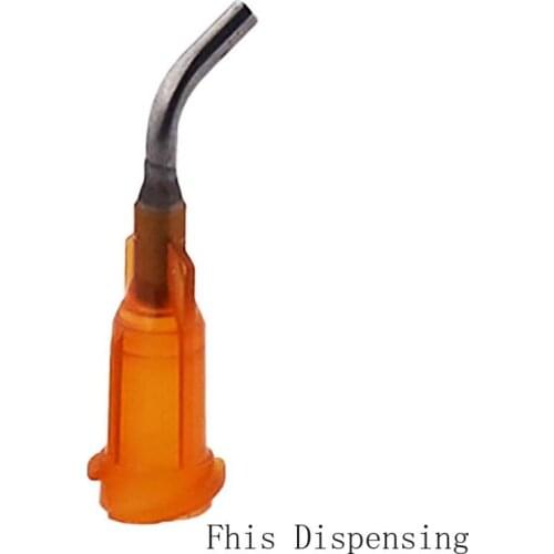 Stainless Steel Distribution Blunt Tip 15G 45 Degrees Elbow Dispensing Needles Pack of 20
