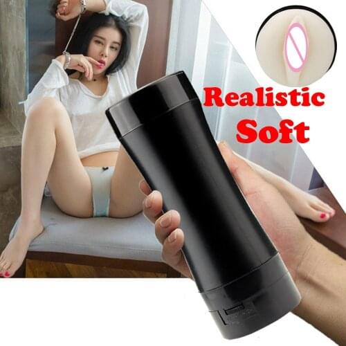 Sex Toys For Man секс Sucking Automatic Vibrator Masturbation Cup Realistic Vagina Pussy Male Masturbator Adult Vibrating Pussy