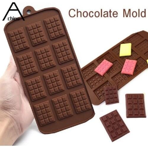 12 Even Silicone Cake Mold DIY Chocolate Mold Baking Pastry Candy Bar Mould Cake Decoration Baking Accessories