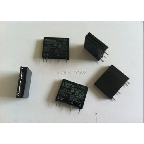 2pcs G3MB-202P DC-AC PCB SSR In 24VDC,Out 240V AC 2A Solid State Relay