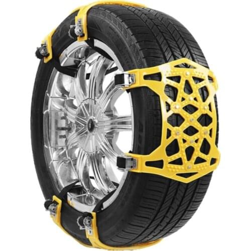 Universal Skidproof Chains First Aid Wheel Anti Skid Metal Strap Belt Winter Safety Car Accessories TPU Chain Anti-Skid Chain