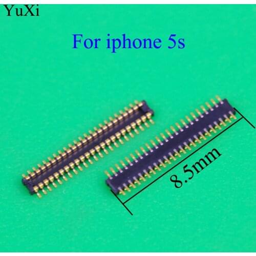 YuXi Touch Screen lcd Digitizer FPC Connector Plug on motherboard mainboard For iphone 5c 5s
