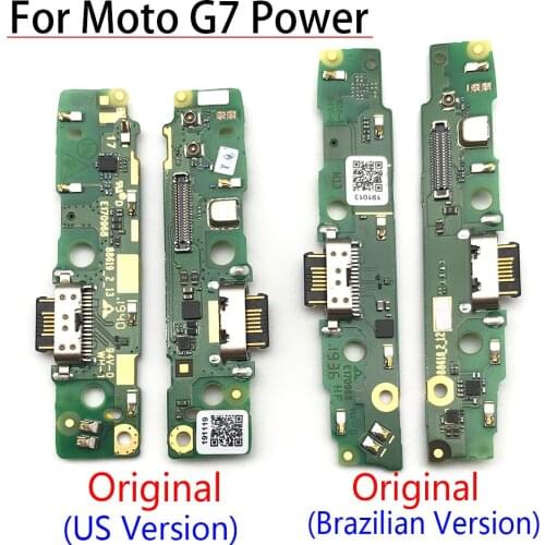 10Pcs/Lot, Charger Board PCB Flex For Motorola Moto G7 Power USB Port Connector Dock Charging Ribbon Cable