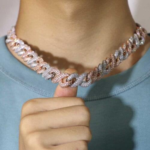 15mm Infinity Diamond Chain Two Tone