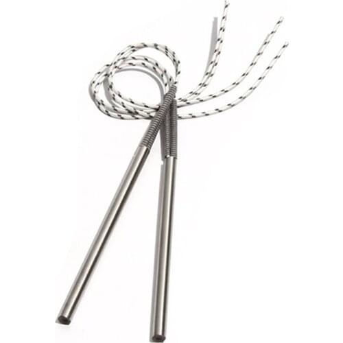 2PCS 10mm 225~255mm 316SUS Cartridge Heater 110V/220V/380V Electric Heating Tube 920W/930W/980W/1000W Resistance Element