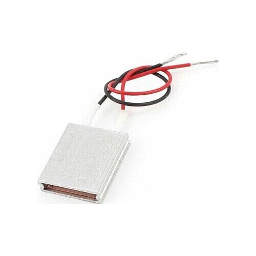 Aluminum PTC Heater Thermostat Constant Temperature 25x20x5mm 12V 140C