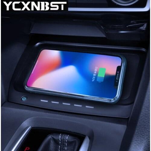 FOR Honda 10th Generation Civic Car Phone Charger Central Control Induction Charging Board Interior Accessories 2016-2020 QI