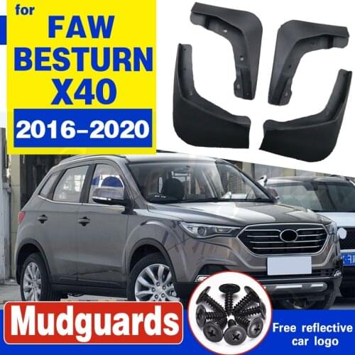 4PCS Mud Flaps for FAW BESTURN X40 2016 2017 2018 2019 2020 Mudflaps MudFlap Splash Guards Fender Mudguards Front Rear