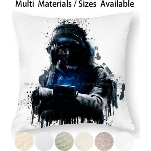 Iq Pillow Case Throw Pillow Cover Cotton Linen Flax Iq Operator Military Game Shooter 6 Creative Trending Vintage Gift Small