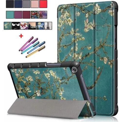 Tablet Funda For Huawei Mediapad M5 Lite 8 Case Cover Painted Skin Stand Leather Cover For Huawei Mediapad M5 Lite Case 8.0 inch