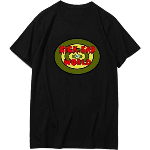 Daria Sick ​graphic t shirts Men t-shirt Sad ​World Tv Series Oversized t-shirt short sleeve t-shirts t shirt for men Costumes