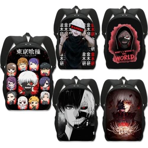 Hot Sale Tokyo Ghoul Backpack men Fashion Travel Shoulder Bag Students Boys Girls Teens Mochila Schoolbag Boys Bookbag